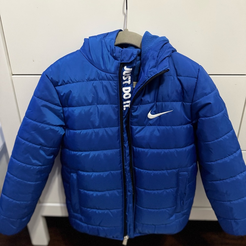 Blue Nike Kids Puffer